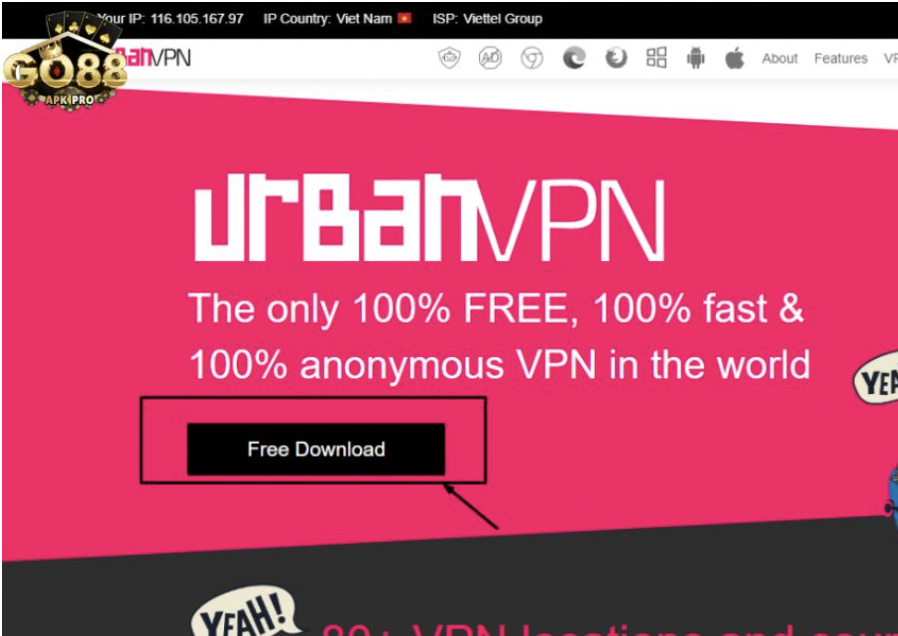 Chọn vào Free Download để tải phần mềm về máy tính