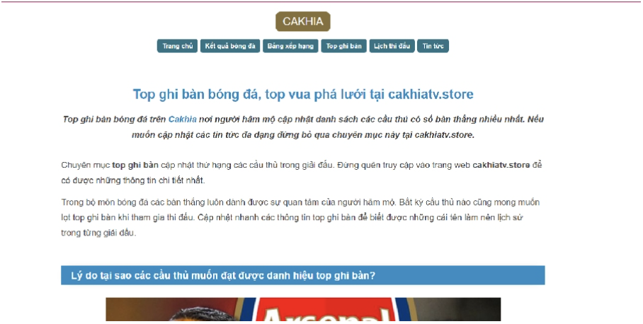 Cakhia TV có nền giao diện đẹp mắt và dễ sử dụng