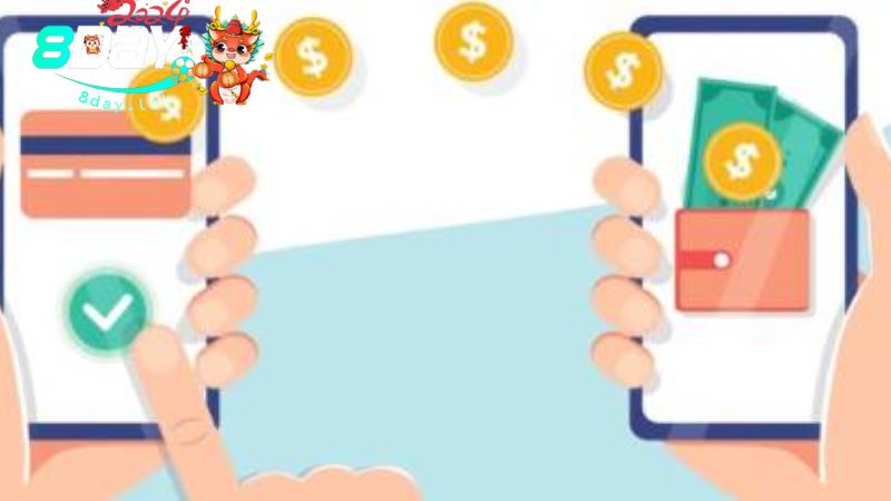 Nạp tiền 8DAY tại ngân hàng